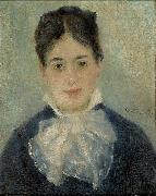Pierre Auguste Renoir Lady Smiling oil painting on canvas